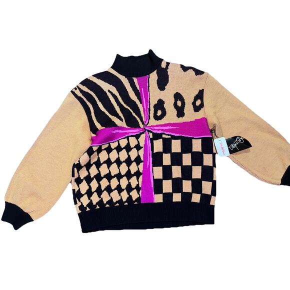 Vintage 80’s Marie St. John 100% Wool Sweater Sz Medium NWT - Picture 8 of 9